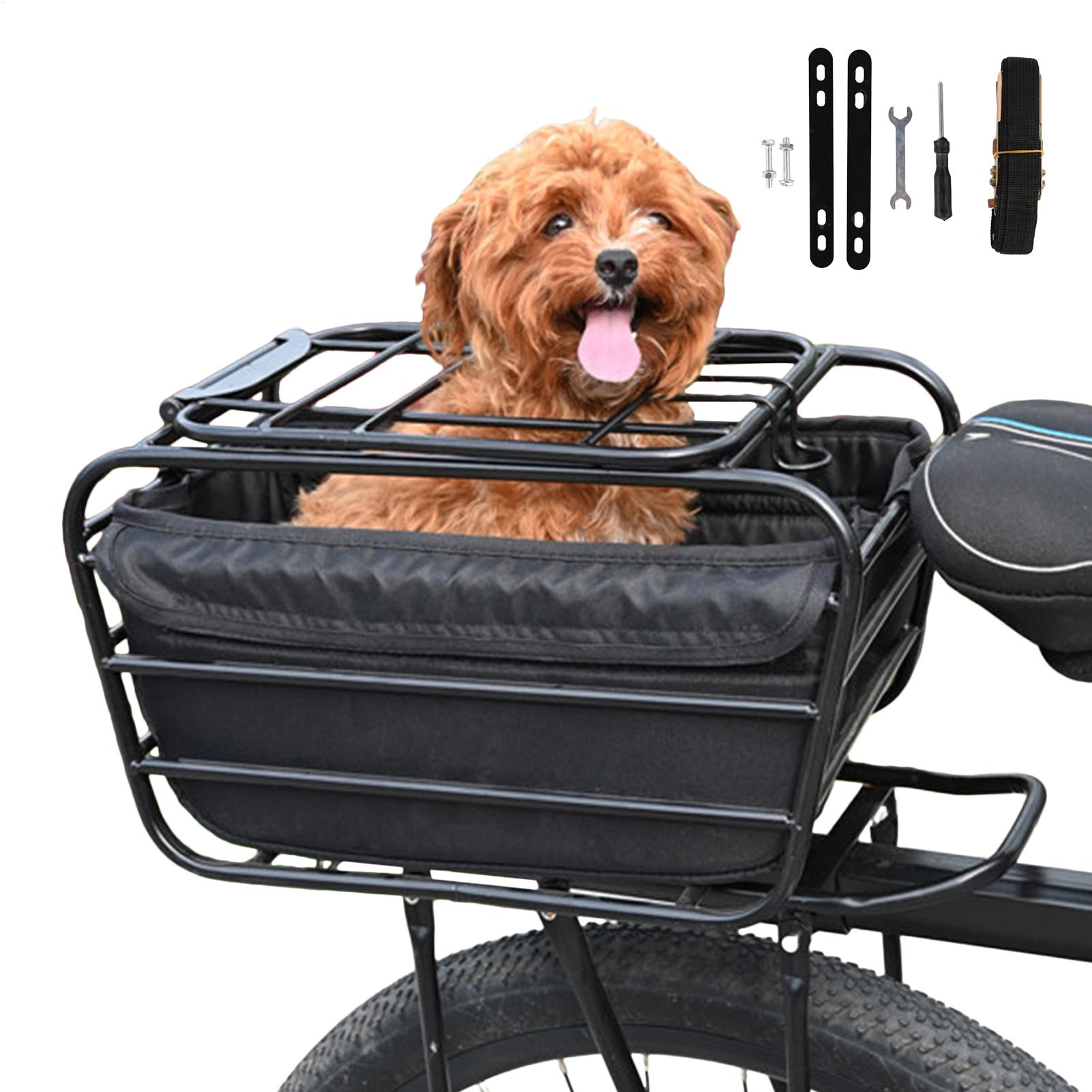 Bike Cargo Rack - Cesta para bicicleta para perros, para