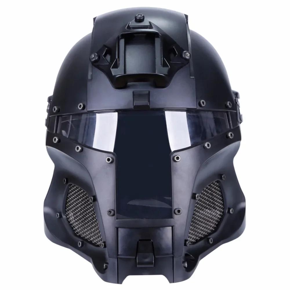 Cycling Gear In Winter - Casco táctico Modular Medieval Iron Warrior,