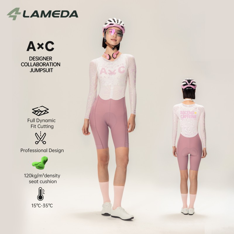 Cycling Gear Lycra - Mono de Ciclismo para Mujer LAMEDA,