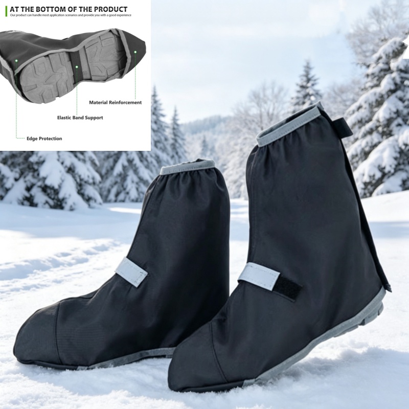 Cycling Shoe Insoles - Cubiertas impermeables antideslizantes reutilizables para zapatos