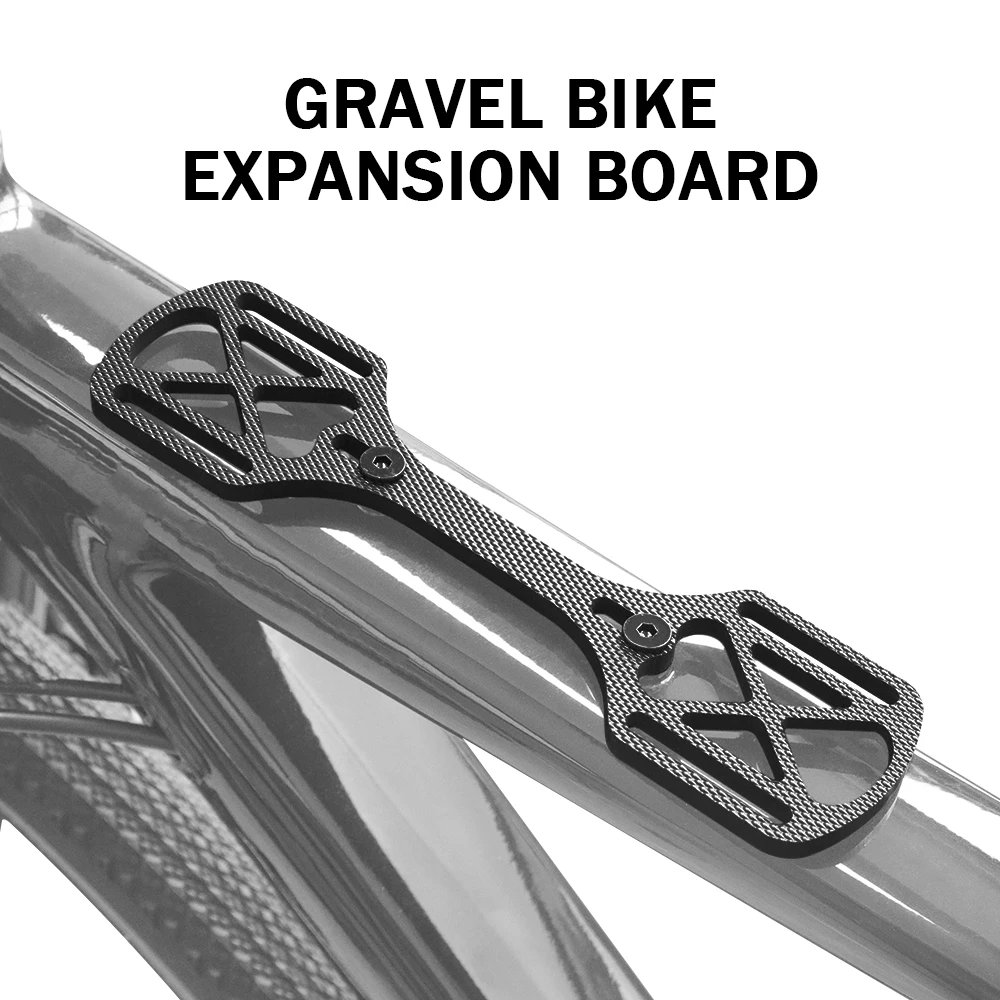 Bike Cargo Rack - Placa de expansión de horquilla delantera