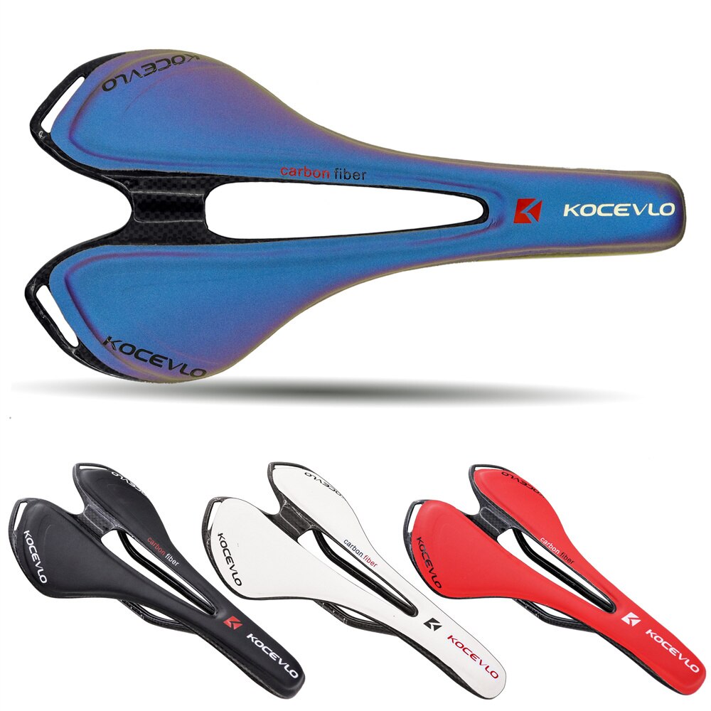 Carbon Fiber Saddle - KOCEVLO-sillín de fibra de carbono T800,