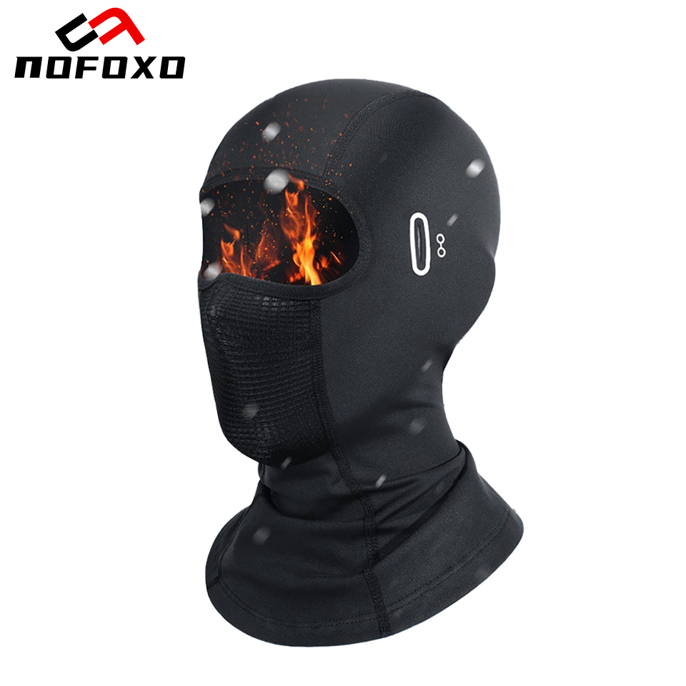Cycling Gear In Winter - NOFOXO-mascarilla facial para motociclismo, gorro cálido