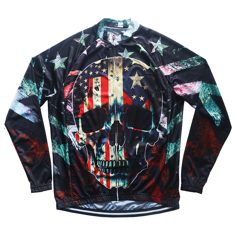 Cycling Gear Lycra - Chaqueta de ciclismo, calavera de EE.