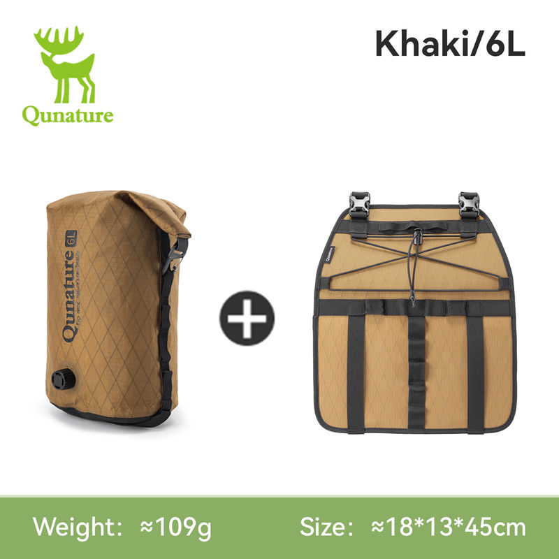 Cycling Gear Organizer - Qunature 6/12L Bikepacking Bolsa colgante ligera