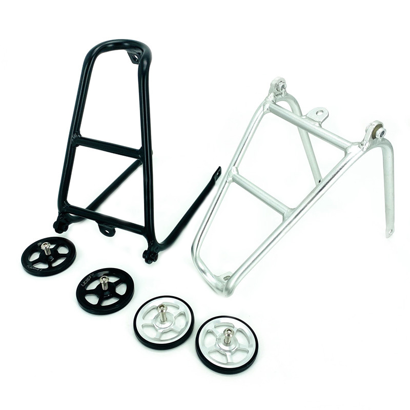 Bike Cargo Rack - Portaequipajes plegable para bicicleta Brompton, portaequipajes