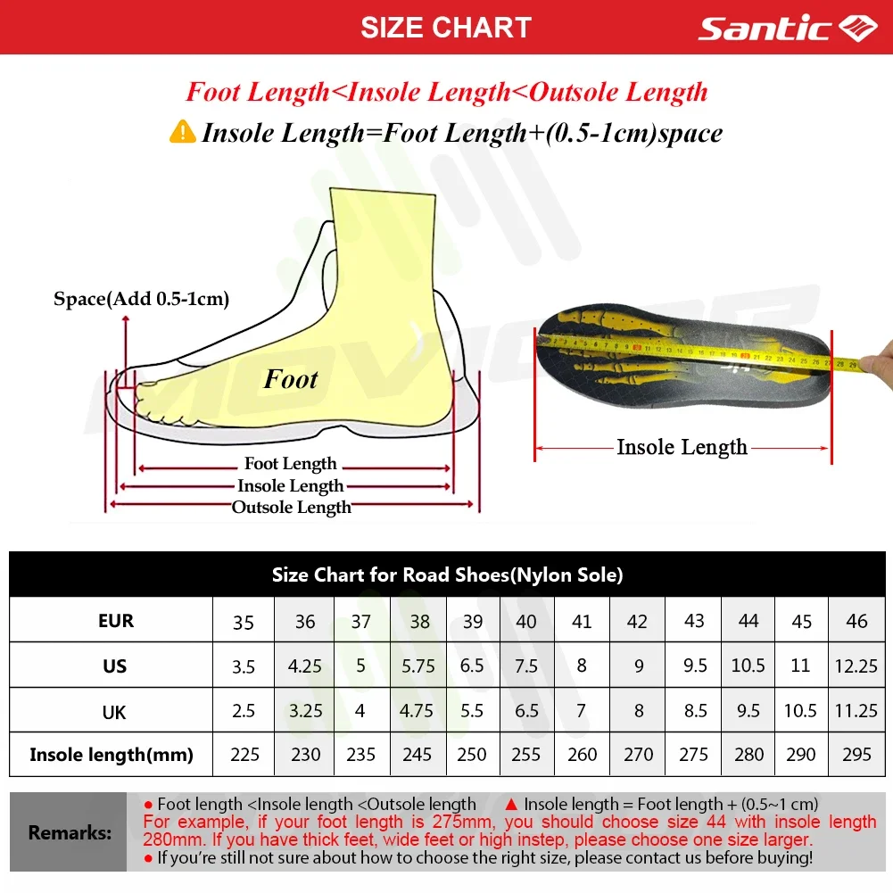 Zapatillas de ciclismo Santic  - Cycling Shoe Insoles reseña y precio