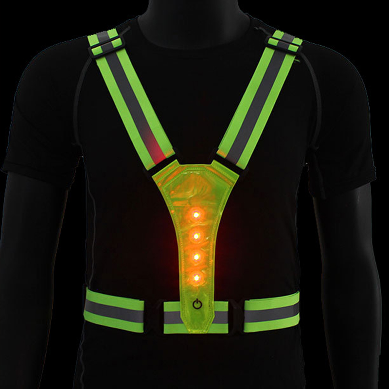 Chaleco de seguridad LED ajust - Cycling Gear In Winter reseña y precio