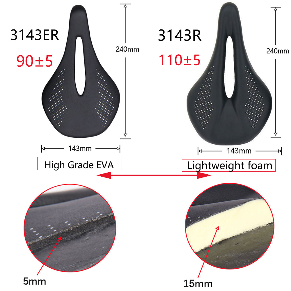 Nuevo sillín de bicicleta de c - Carbon Fiber Saddle reseña y precio