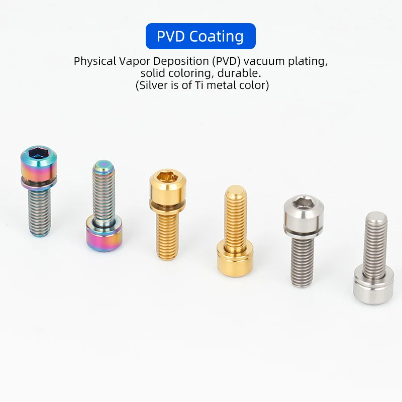 6 tornillos de titanio M5x16/1 - Cycling Gear Parts reseña y precio