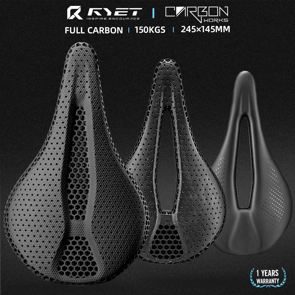 Sillín de Bicicleta RYET 2026  - Carbon Fiber Saddle reseña y precio
